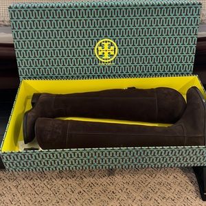Like new suede Tory Burch over knee boots